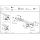 Фаркоп оцинкованный Galia шар C съемный для BMW X1 E84 2009-2015
