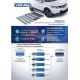 Пороги алюминиевые Rival Premium для Geely Atlas 2018-2021 A173ALP.1903.2