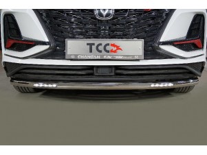 Защита передняя нижняя (с ДХО) 60,3 мм для Changan CS75 plus II 2022 – н.в. CHANCS75PL23-05